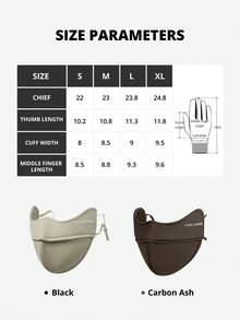 CAMEL CROWN 3D立体加厚防风面罩，保暖防尘，适合徒步旅行，秋冬季 - 法式棕 - 查看 6