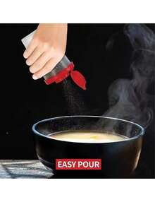 3个装塑料迷你盐和胡椒瓶，防潮，适用于露营、野餐、户外活动、午餐盒