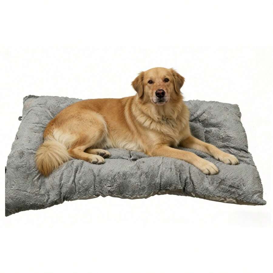 Four Seasons Pet Bed Large Dog Sleeping Mat Double Sided Available Internet Famous Pet Bed Cat Dog Shared Extra Thick Comfortable Sleep Mat - Light Grey - View 1
