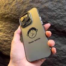 Funda de teléfono Simple Keep Smiling para 15/15Plus/15Pro/15Promax,  14/14Plus/14Pro/14Promax,  13/13Pro/13Promax,  12/12Pro/12Promax,  11/11Pro/11Pro Max,  7/8 Plus,  XR/XSMax - Mezcla de colores - Ver 6