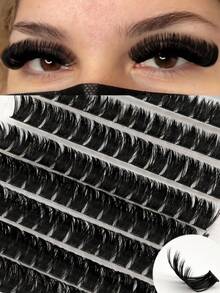 140 sợi mi giả kiểu truyện tranh, cong chữ D, mềm mại, dạng quạt, độ dài hỗn hợp 8-16mm, mi giả dày dặn, hiệu ứng 3D, tự làm trang điểm, chất liệu giả lông chồn tự nhiên, mềm mại, dày dặn. Phù hợp cho người mới bắt đầu và chuyên nghiệp. Thích hợp cho sử dụng hàng ngày, tiệc tùng, sân khấu, cuộc sống về đêm. Món quà lý tưởng cho Ngày của Mẹ, Lễ Phục Sinh, Ngày Valentine, Lễ hội âm nhạc, Giáng sinh, Đêm Giáng sinh, Lễ Tạ ơn. - D - Xem 2