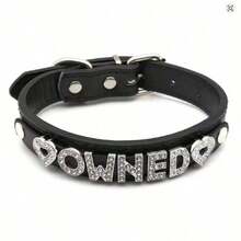 1pc Red & Black Sexy Lingerie Accessory Letter Choker, Gothic Style DIY Choker, Custom Adult Couple Sexy Tool, Party Club Jewelry Gift - Multicolor - View 18