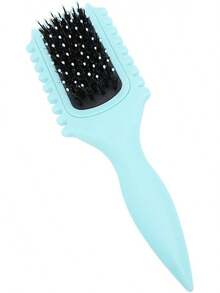 Cepillo de Pelo Cepillo de Peinado Cerdas Suaves Ergonómico para el Secado Shaping Home Salon - Verde - Ver 3