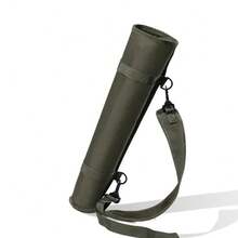 可调节腰背式箭袋，带衬垫背带，耐用黑色，适用于野外和练习，安全稳固的箭袋，适合狩猎、靶场练习等户外活动，实用设计，结构坚固