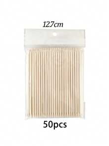 65mm/75mm/95mm/105mm/11.4mm/12.7mm/15mm/17.8mm 橙木棒，点钻美甲工具，角质层推棒，美甲美容木棒，尖头和斜头 - 杏色 - 查看 21