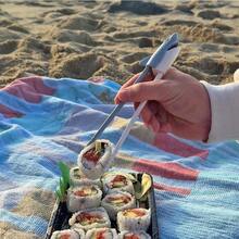 Fred MUNCHTIME - Palillos chinos Tiburon 1Resistente al calor, de grado alimenticio, con tranquilidad, comer con tranquilidad - Varioscolores - Ver 5