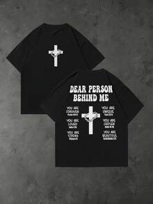 3件装 Zrgoth 男士休闲百搭简约街头字母和英文标语印花短袖T恤 - 彩色 - 查看 4