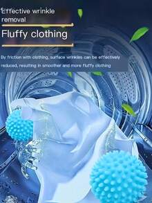 Reusable Laundry Balls | Effectively Removes Hair, Softens Fabrics, Prevents Tangling, Reduces Wrinkles, No Electricity Needed | Extra Large Tumble Dryer Balls, Durable Plastic Material, Suitable For Washing Machines - Multicolor - View 8