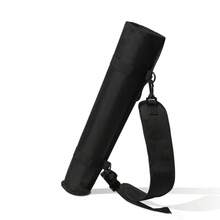 可调节腰背式箭袋，带衬垫背带，耐用黑色，适用于野外和练习，安全稳固的箭袋，适合狩猎、靶场练习等户外活动，实用设计，结构坚固