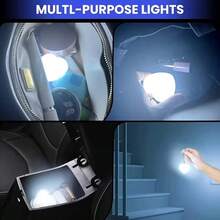 USB Rechargeable Cute Heart-Shaped LED Night Light, Touch Sensor Lighting, Portable LED Pendant Decoration Lamp, Chain Design For Hanging Or Handheld Use, Keychain Accessory Suitable For Women's Wallets, Backpacks, Handbags, Couples' Keychains, Bedside Lamps, And More - white light - View 7