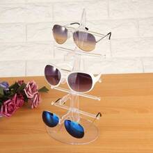 Soporte de rack de gafas de sol de 5 capas, estante de anteojos de plstico Soporte de exhibicin de rack de gafas de sol02# - 02# - Ver 9