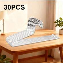 50/30/20/10 Reverse Goose Leg Opening Jeans Hanger, Heavy Duty, Non-Slip, Suitable For Closet Use, Elastic Hanger, Space Saving, Metal Trouser Leg Hanger, Standard Hanger, Organizing And Storage. - Vitt - Visa 6