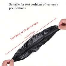 通用自行车座套 - 采用高强度耐用PVC材料制成，抗紫外线和腐蚀，易于清洁，底部防滑，适用于公路自行车、山地自行车、混合动力自行车、休闲自行车 - 适配大多数自行车座垫，时尚设计