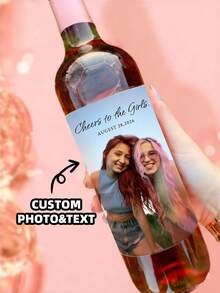 1-8 nhãn dán chai rượu chống thấm nước tùy chỉnh - Nhãn dán ảnh và chữ cá nhân hóa, thích hợp cho cầu hôn, quà tặng phù dâu, kỷ niệm, lễ đính hôn, tiệc sinh nhật, quà tặng cho người yêu, bạn bè, gia đình, áp dụng cho chai rượu sâm panh, whisky, tequila - Cũng thích hợp cho tiệc sinh nhật, năm mới, quà tặng đám cưới, sự kiện kỷ niệm. - Nhiều màu 2 - Xem 2