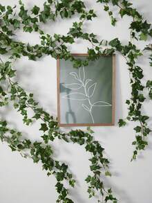1pc/2pcs 200cm Artificial Ivy Vines, Suitable For Furniture Decoration, Autumn Decor, Thanksgiving, Stair, Door And Window Decor, Four Seasons Decor, DIY Decoration,Fake Plants - Dark Green - View 10