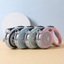 1pc 3 Meters/5m Pet Retractable Adjustable Leash, Suitable For Walking Medium & Small Dogs