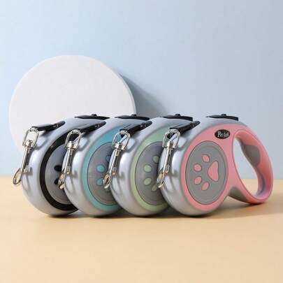 1pc 3 Meters/5m Pet Retractable Adjustable Leash, Suitable For Walking Medium & Small Dogs