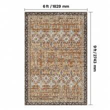 Tapis - 6 x 9 Pieds Vert Brun - Voir 10