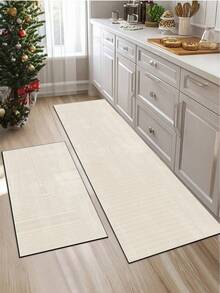 [HOT!!!]1pc Soft Rubber Kitchen Mat, 3.5mm Thick Kitchen Rug, Modern Minimalist Geometric Style Kitchen Absorbent Mat Large Carpet, Can Be Self-Cut To Fit Kitchen Size, Surface Fabric Material, Middle Sponge Layer, Bottom Rubber Layer, Suitable For Kitchen Rugs, Kitchen Decor, Wedding Decor, Home Decor, Bathroom Mat, Entryway Mat, Laundry Room Mat, Hallway Carpet, Living Room Mat, Etc. - Multicolor - View 11