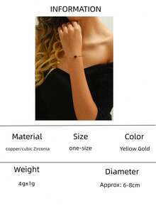 1件定制诞生石项链，锆石水滴形、心形、方形宝石，个性化生日礼物、母亲节礼物、闺蜜礼物 - 手鍊愛心 - 查看 31