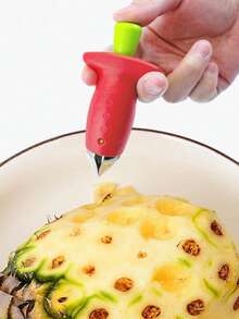 Stainless Steel Pineapple Slicer - Easily Slice And Peel Pineapple, Sharp Blades For Precise Fruit Cutting, Durable Kitchen Tool For Pineapple Handling, Suitable For Making Pineapple Pie, Canned Pineapple And More, Pineapple Corer, Durable Kitchen Tool, Efficient Pineapple Processing, A Great Gift Choice For Pineapple Lovers, Fruit Corer, Fruit Tool, Suitable For Home, Homestay, Hotel And More (Random Color) - Multicolor - View 9