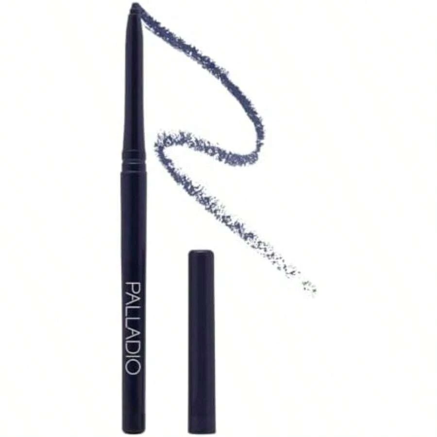 Palladio Delineador de Ojos Retráctil Resistente Agua, Color Enriquecido Pigmentado y Lápiz de Ojos Cremoso, Fácil de Deslizar y Girar, Aplicación Duradera a Prueba de Manchas,(Deep Blue) - Multicolor - Ver 1