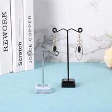 Jewelry Display Stand, Earring Necklace Bracelet Organizer - Elegant Home Decor Accessory, Jewelry Display Rack For Retail Stores, Design, Gift For Shoppers, Essential For Boutiques , Makeup Room Decor - Multicolor - View 2