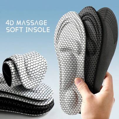 2 st. enfärgade och rutiga innersulor i basfiber, lämpliga för höga klackar, sneakers, vardagsskor, mångsidiga för semester, kontor, utomhus, gym, alla årstider, grafenyta