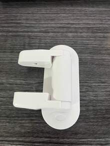 1个白色橱柜门锁 - 注意:适用于橱柜、冰箱、烤箱、衣柜、食品储藏室 - 附件式,易于安装,防撬,门锁安全锁,橱柜门锁,冰箱锁,圣诞节、感恩节礼物,门锁,适用于抽屉和橱柜 - 塑料多功能防护装置,符合人体工程学设计 - 彩色 - 查看 13