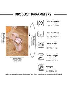 女士菱形表盘腕表，镶钻奢华女士腕表，时尚女式腕表