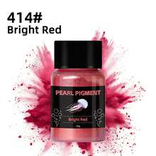 18克/30毫升云母粉和珠光颜料，天然着色剂，适用于环氧树脂/UV树脂工艺品、绘画、指甲油、蜡烛等。 - 彩色 - 查看 32