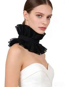 复古宫廷领带、围巾、假领、文艺风格翻领、COS角色扮演、婚礼派对配饰、道具 - A - 查看 1