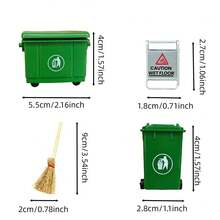 4 piezas Juego de limpieza para decoración navideña, adecuado para decorar parques, calles, maquetas de casas, decoraciones navideñas, adecuado para Navidad, decoraciones navideñas para el hogar, se puede DIY libremente como accesorios de fotografía, regalos creativos de Año Nuevo (algunos colores al azar) - Multicolor - Ver 6