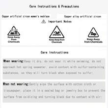 1 件铜镶嵌方晶锆石镂空蝴蝶吊坠项链，适合女士，情人节礼物，精美玫瑰礼盒，适合女朋友或最好的朋友，情人节、妈妈、母亲、母亲节、礼物 - 金黃色 - 查看 6