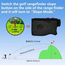 Golf Rangefinder With Slope, 1200 Yards Laser Range Finder Golfing, 7X Magnification, Flag Pole Locking Vibration, Rechargeable Range Finders With Magnet Stripe, Christmas, New Year, Father's Day, Teacher's Day, Grandfather's Day, Grandmother's Day, Idea Gift - Multicolor - View 3
