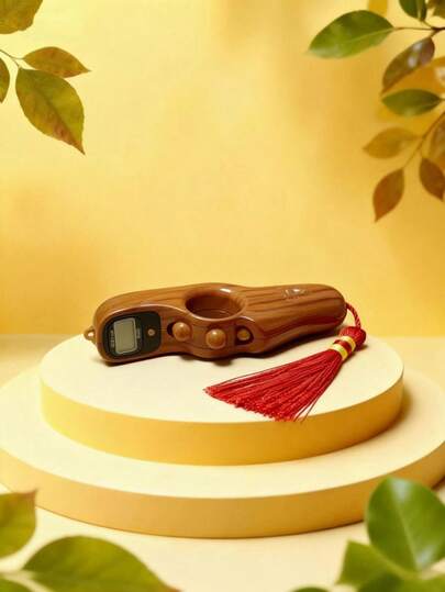 1pc Electronic Counter With Reset Button, Bead Counter, Manual Lightweight Mechanical Counter For Goods Tracking, With LED Display. Available In Multiple Colors. Suitable For Exercise, Prayer And Stress Relief.