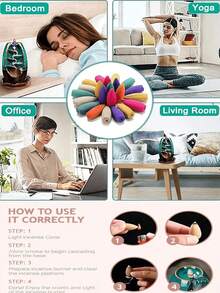 锥形香锥，专为向上扩散而设计，融合了玫瑰、百合、茉莉和薰衣草的芬芳。专为逆流式香炉打造。是冥想和自然瑜伽练习的理想之选，也适用于斋月装饰和斋月香薰。香锥需搭配瀑布式香炉使用（香炉需另购）。 - 多樣化香味 - 查看 7