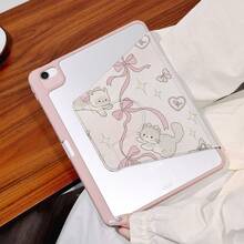 360°旋转iPad保护壳，Y型折叠支架，高清UV印刷，兼容iPad 11（2025款）、iPad Air 11/13（2025款M3）、iPad Air（M2）11/13英寸、iPad Air 4/5/6 10.9英寸、iPad Pro 11英寸、iPad Pro 12.9英寸、iPad 10.2英寸、iPad第九代/第十代及其他多种型号，保护套设计，支持多角度调节，六向支架摆放，内置笔槽，透明后盖，防摔保护，自动唤醒/睡眠功能 - 彩色 - 查看 4