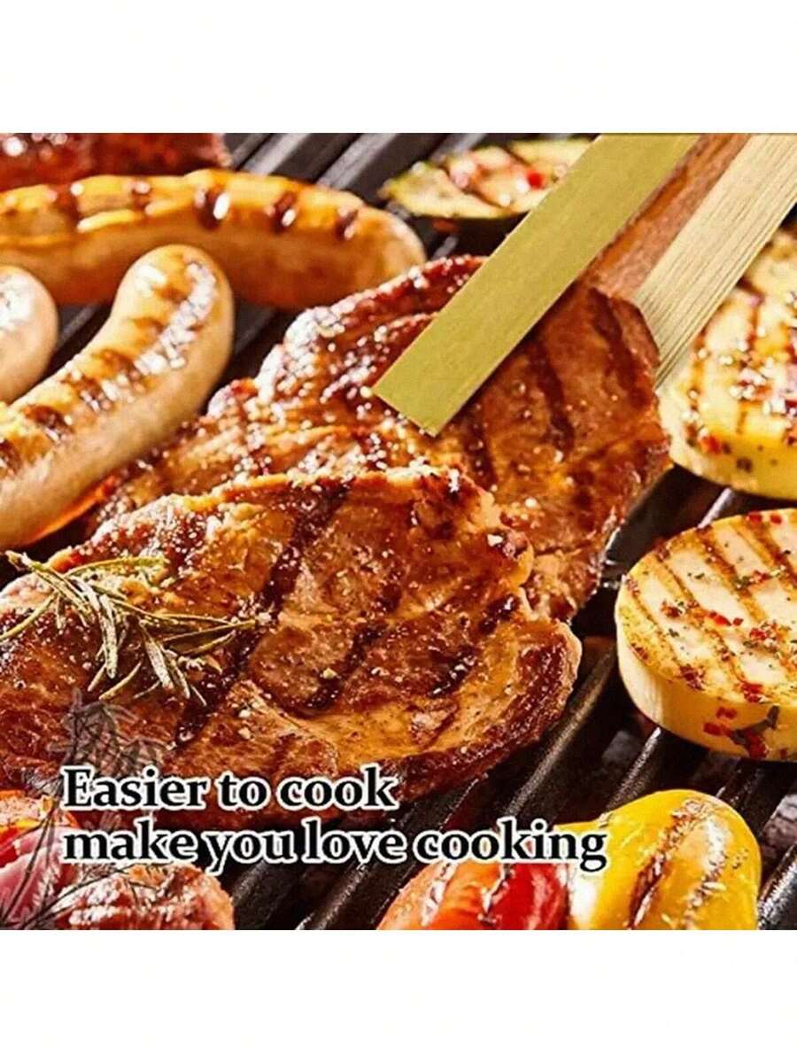 20个迷你竹制夹子，一次性木制烹饪夹，竹制厨具，餐厅烹饪夹，适用于吐司、面包、茶等。 - 彩色 - 查看 1