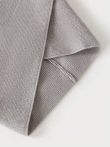 Jersey de manga larga con hombros descubiertos para mujer, top sexy con espalda descubierta, para primavera/verano - Gris - Ver 5