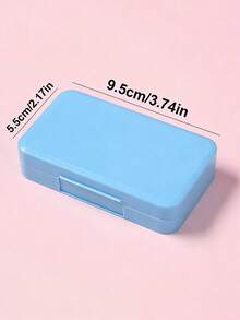 Personalized Custom New Creative Flip Cover Braille Medicine Box Four Grid Plastic Health Medicine Box Portable Double-Layer Moisture-Proof Pill Box