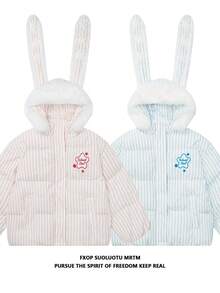 Women Winter Coats - Pink - View 6