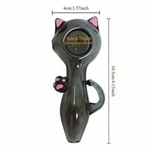 Black Cat Glass Deco&Art – Adorable & Purr-Fectly Stylish, Cute&Pretty Decor, Christmas Gift - màu đen - Xem 5