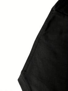 LocalHomies Men & Women's 220GSM Heavyweight Retro Streetwear T-Shirt - Black Gangster Cartoon Characters & Homie D.  Graphic Tee, Casual Round Neck Short Sleeve Shirt With Iconic Crew, Machine Washable - Black - View 5