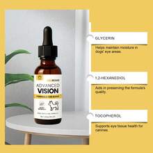 狗狗眼部清洁液，温和舒适的清洁液，清洁狗狗眼部分泌物 - 彩色 - 查看 7