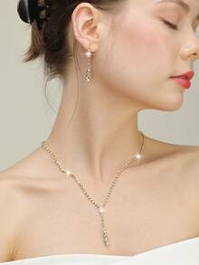 LETODE Rhinestone Jewelry Set Bling Necklace Earrings Bracelets Set For Women Evening Clutch Bag Bridal Wedding Gold Plated Spherical Acrylic Handbag Fashion Metal Decoration Purses For Women Prom With Detachable Metal Chain For Wedding And Party Shoulder Bag For Women Clutch Purses For Ladies Bag Women's Handheld Evening Bag Versatile Handheld Bag Cocktail Party Wedding New Wallet Banquet Bag - Gold - View 5