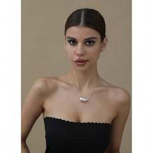 Drop Necklace  Teardrop Dainty 14k Gold Plated Water Drop Hypoallergenic Pendant Necklace For Women Girls - 金銀項鍊 - 查看 5