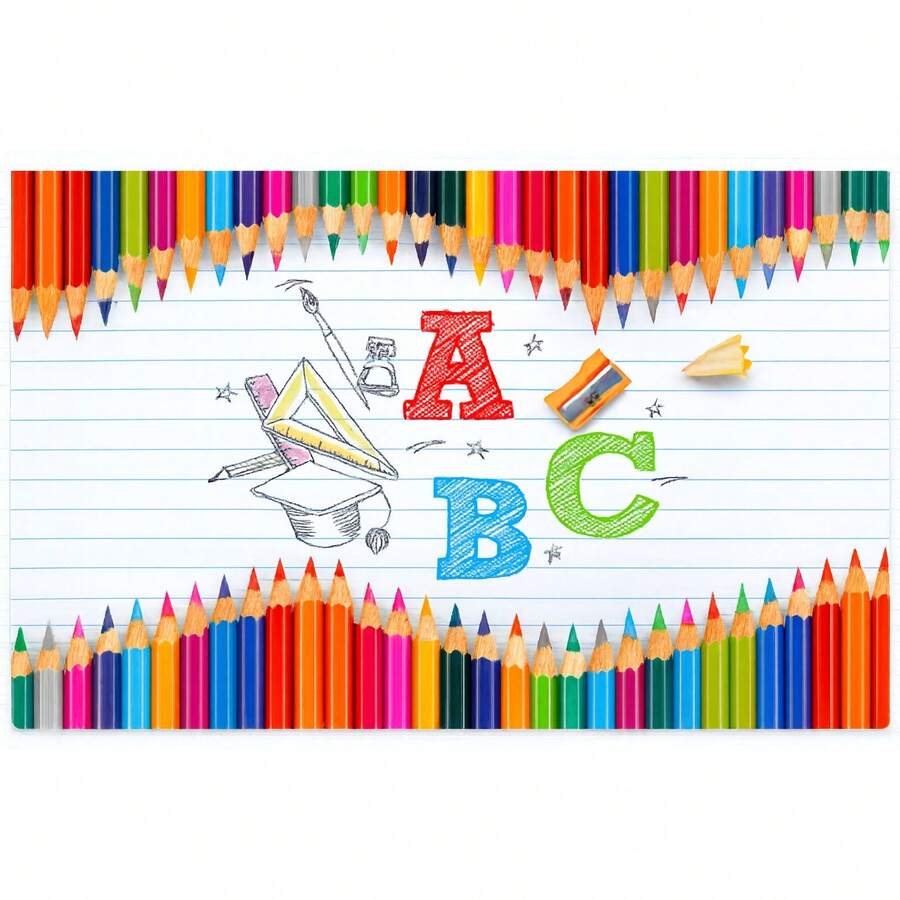 Sublimated Fabric Photography Backdrop For ABC Graduation - 2.20 X 1.50 Meters - CFF-1240 - View 1