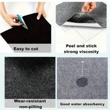 10 szt./zestaw samoprzylepnych mat podłogowych, łatwe do oderwania i przyklejenia, antypoślizgowe naklejki podłogowe, odpowiednie do sypialni, salonów, kuchni, przestrzeni komercyjnych, biur i schodów, antypoślizgowe dekoracyjne klocki dywanowe do użytku domowego - Wielokolorowe - Zobacz 7