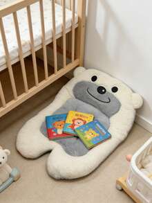 1件装婴儿动物卡通造型睡垫，舒缓新生儿睡眠摇篮垫，适合新生儿，4种颜色可选